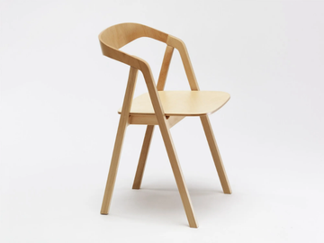 STA - Stackable beech chair by Zilio A&C - view 2